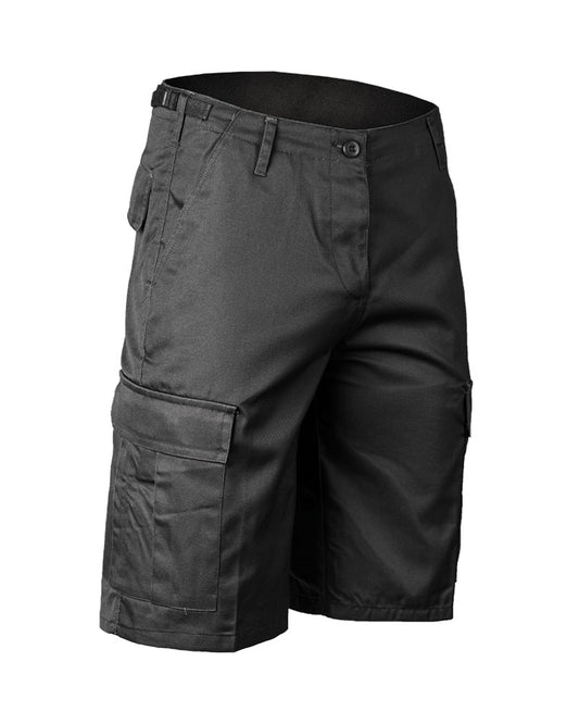 Bermude Mil-Tec US Style – 80% Poliester, 20% Bumbac, Negru