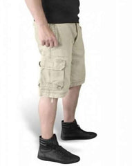 Bermude Raw Vintage Camuflaj Bej