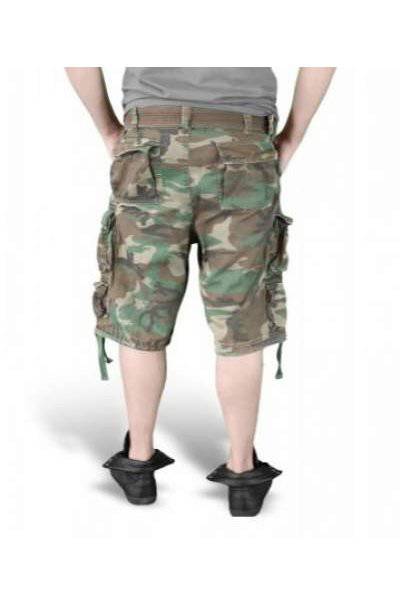 Bermude Raw Vintage Division Camuflaj Woodland