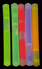 Bețe Luminoase Mini (Fischer-Knicklicht) Asortate MFH - 5 culori, 5x0.6 cm