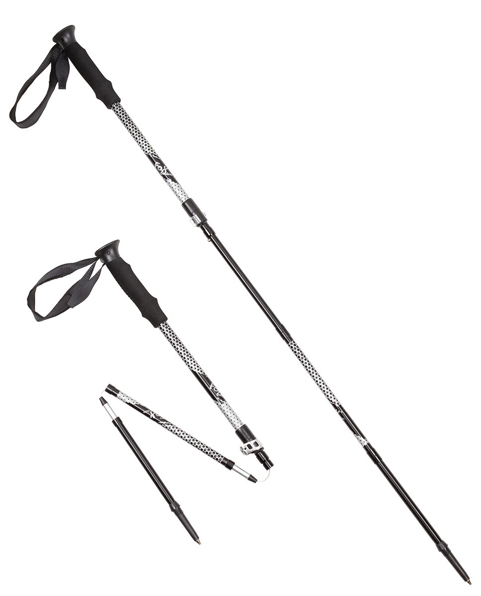 Bețe Trekking "Haidel" FoxOutdoor - Pliabile, Sistem Antișoc