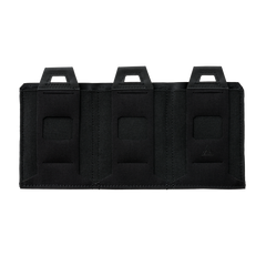 Portîncărcător Helikon-Tex Triple Flat Elastic MOLLE Negru