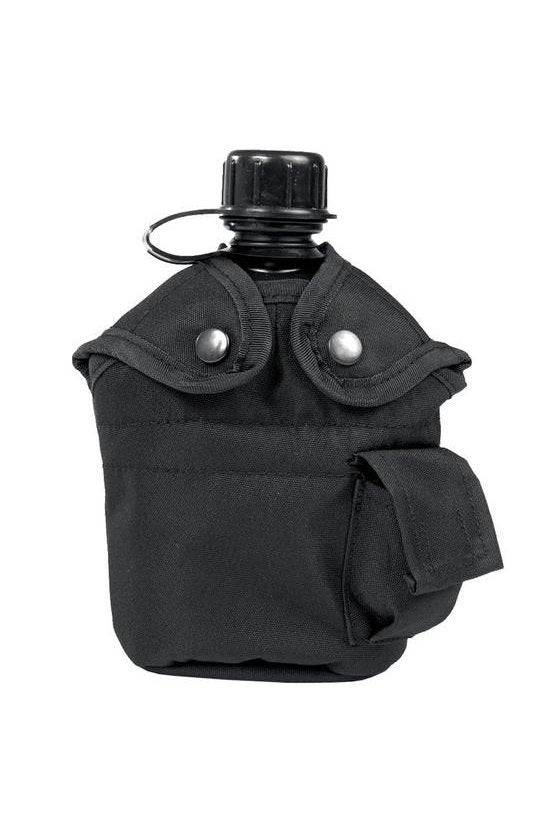 Bidon Apa Us 1L Cu Husa Si Gamela Black