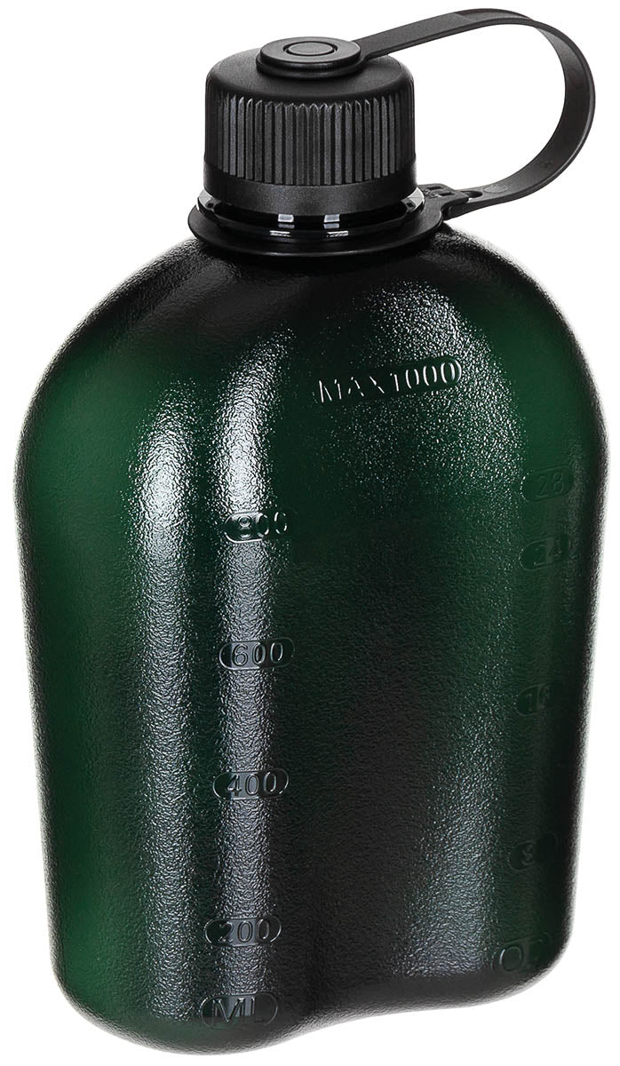Bidon Militar US GEN II Oliv Transparent MFH - 1L, -20°C la 100°C