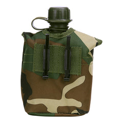 Bidon Militar Veldfles PVC Camuflaj Woodland - Hidratare Esențială în Teren