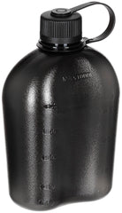 Bidon US Gen II, 1L Negru-Transparent MFH - -20°C la 100°C, Scală ml/oz