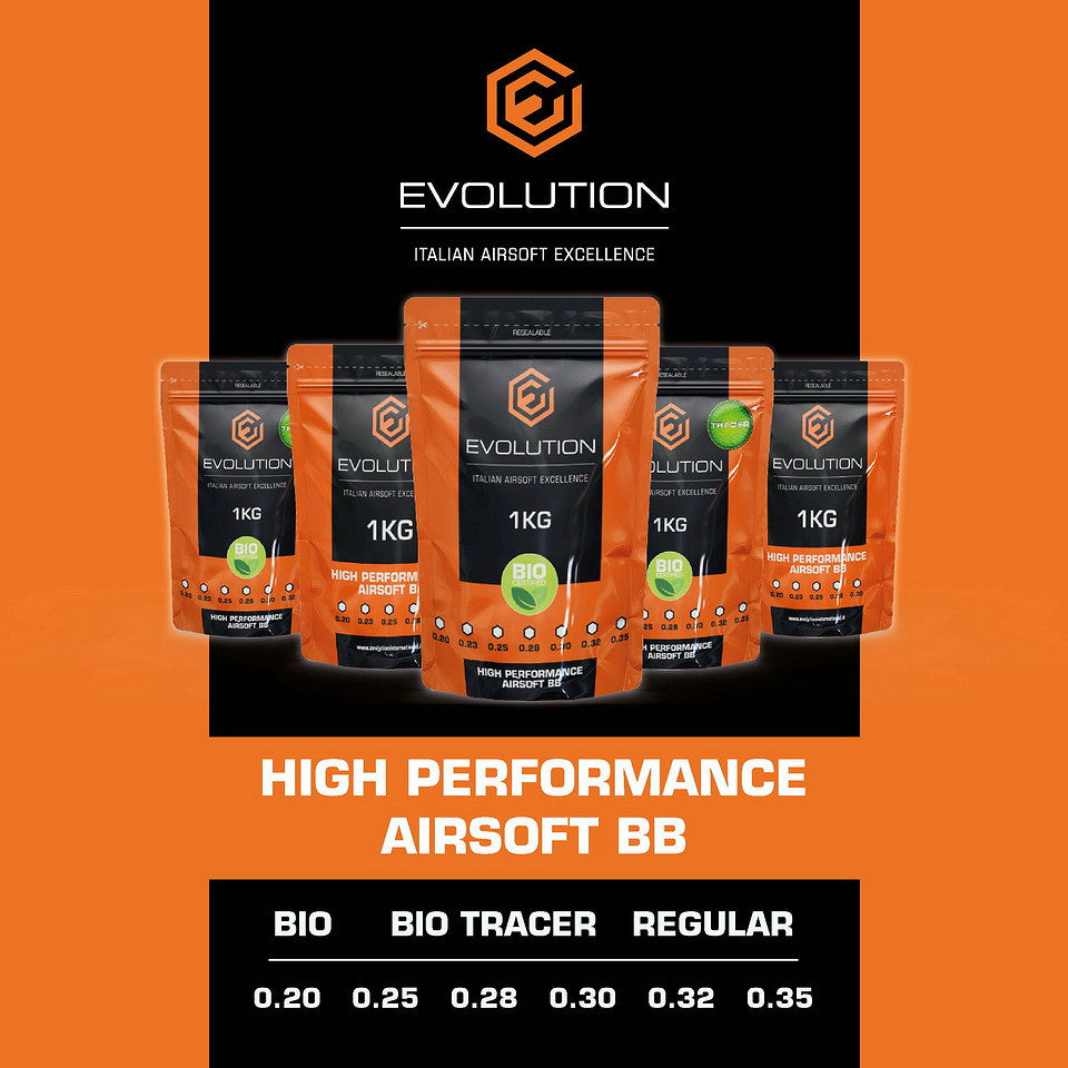 Bile Airsoft Evolution 0.32g High Performance Bio - Precizie & Ecologie
