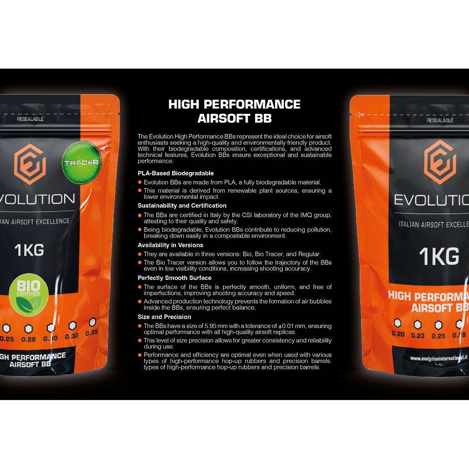 Bile Airsoft Evolution 0.32g High Performance Bio - Precizie & Ecologie