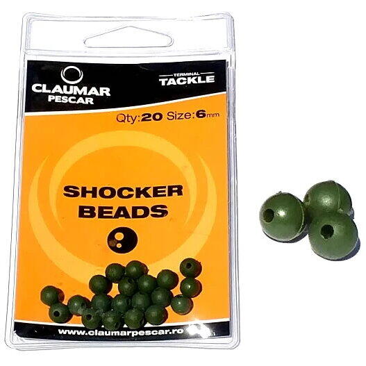 Biluțe Cauciuc Shocker ARROW INT. - Protecție Nod, Kaki 6mm