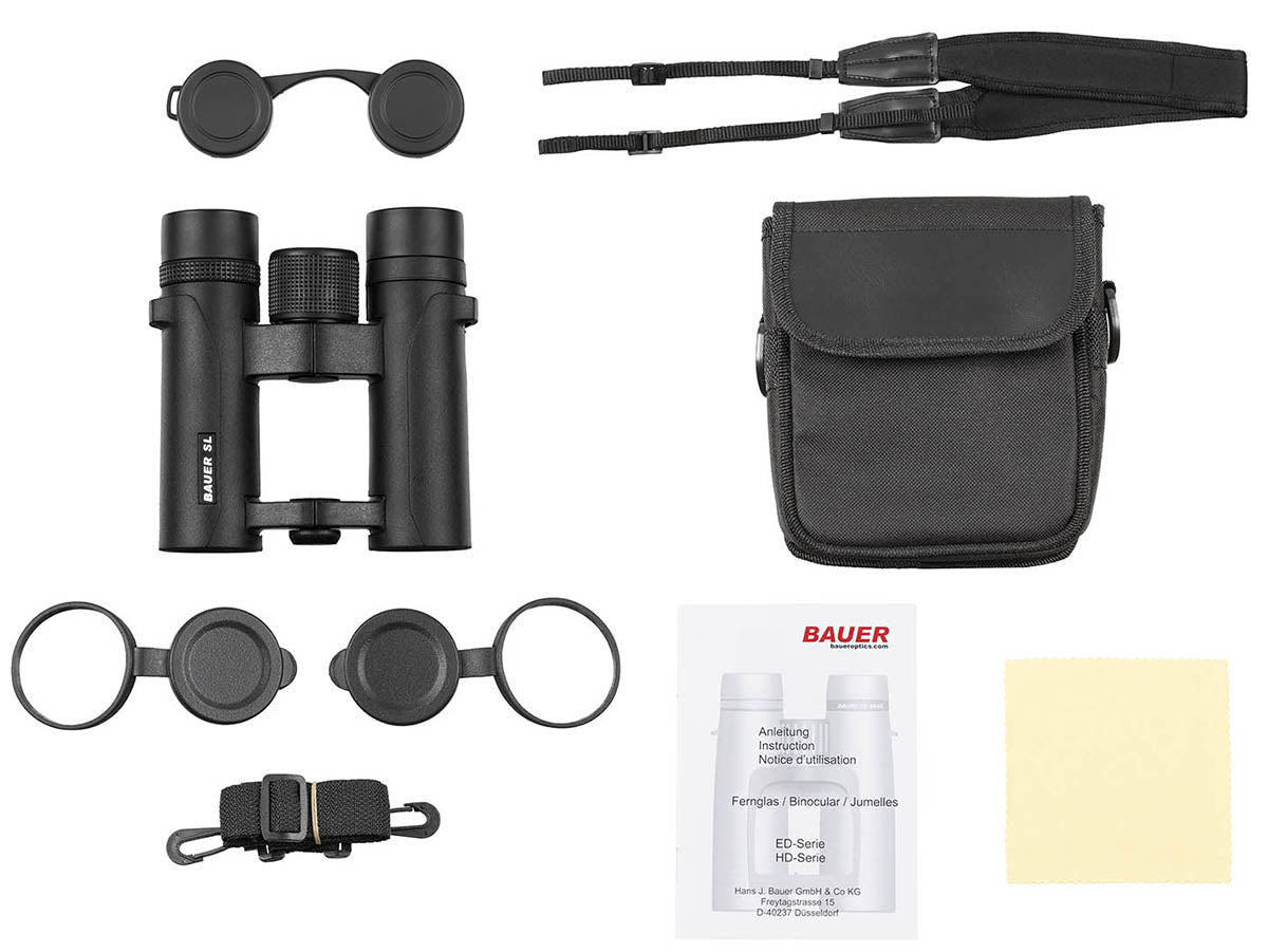 Binoclu BAUER Outdoor SL Negru - 8x26, Impermeabil