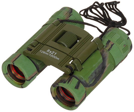 Binoclu Pliabil 8x21 Woodland MFH - Mărire 8x, Obiectiv 21mm