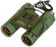 Binoclu Pliabil 8x21 Woodland MFH - Mărire 8x, Obiectiv 21mm
