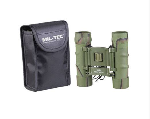 Binoclu Pliabil Mil-Tec Gen.II 10x25 – Câmp Vizual 101 m, Woodland