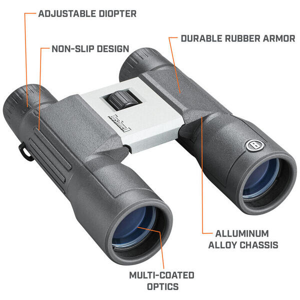 Binoclu Powerview 2 16x32 Bushnell - Claritate Superioară, Compact - 8