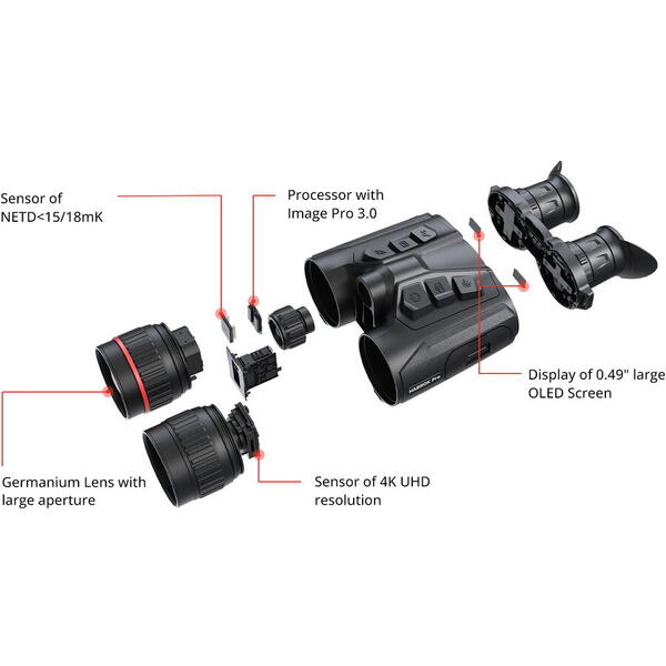 Binoclu Termic Habrok Pro HX60LS Hikmicro - Detectare Ultra-Clară, Vedere Nocturnă - 3