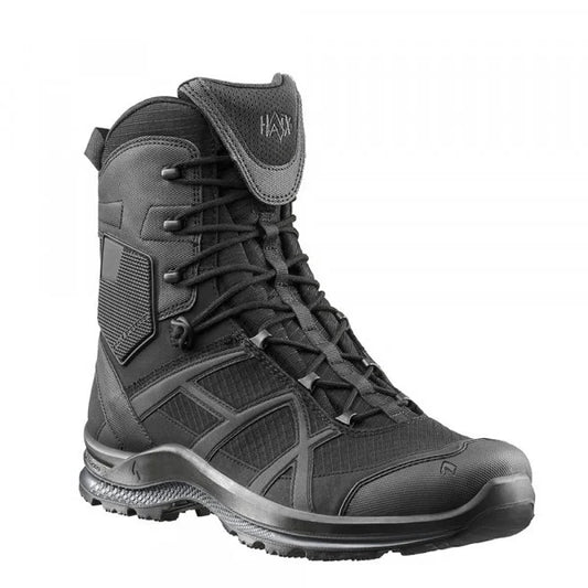 Bocanci Tactici HAIX Black Eagle Athletic 2.0 T High Black Side Zip – Ușori, Respirabili și Extrem de Confortabili