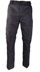 BLACK ZIP-OFF BDU STYLE PANTS – Versatilitate Tactică, Croială Clasică BDU, Funcție 2-în-1