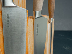 Bloc Böker Knife Block Circle Olive Böker- Suport Magnetic, Lemn Frasin