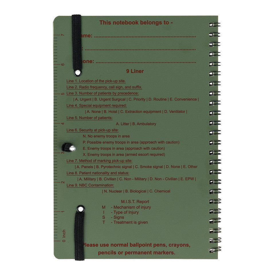 Bloc Notițe Waterproof CD457 BCB - Nu Lasă Ploaia Să Te Oprească