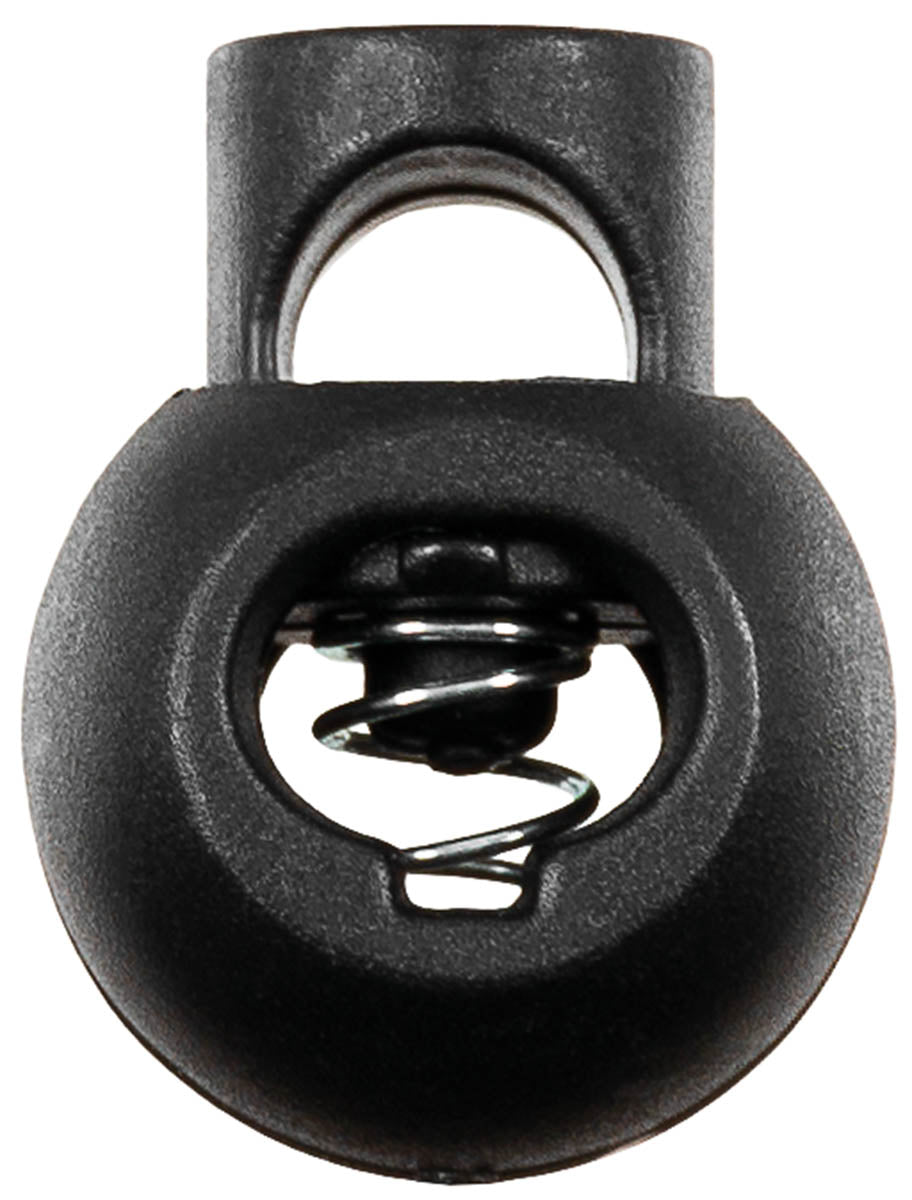 Blocator șnur Set 10 buc. Negru MFH - Arc metalic, Ø max. 8mm