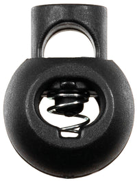 Blocator șnur Set 10 buc. Negru MFH - Arc metalic, Ø max. 8mm