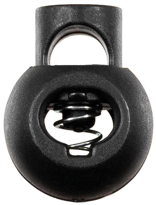 Blocator șnur Set 10 buc. Negru MFH - Arc metalic, Ø max. 8mm