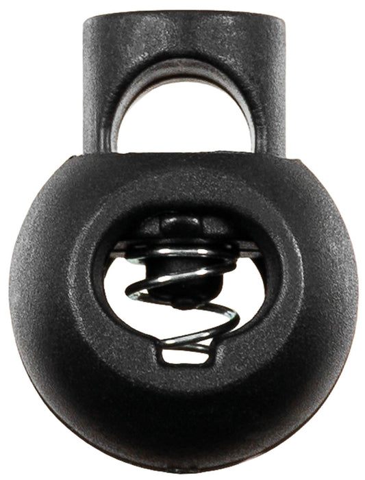 Blocator șnur Set 10 buc. Negru MFH - Arc metalic, Ø max. 8mm