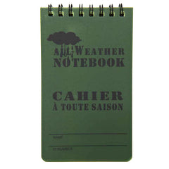 Blocnotes Notitieblok All Weather Mic Verde - Notează Indiferent de Vreme
