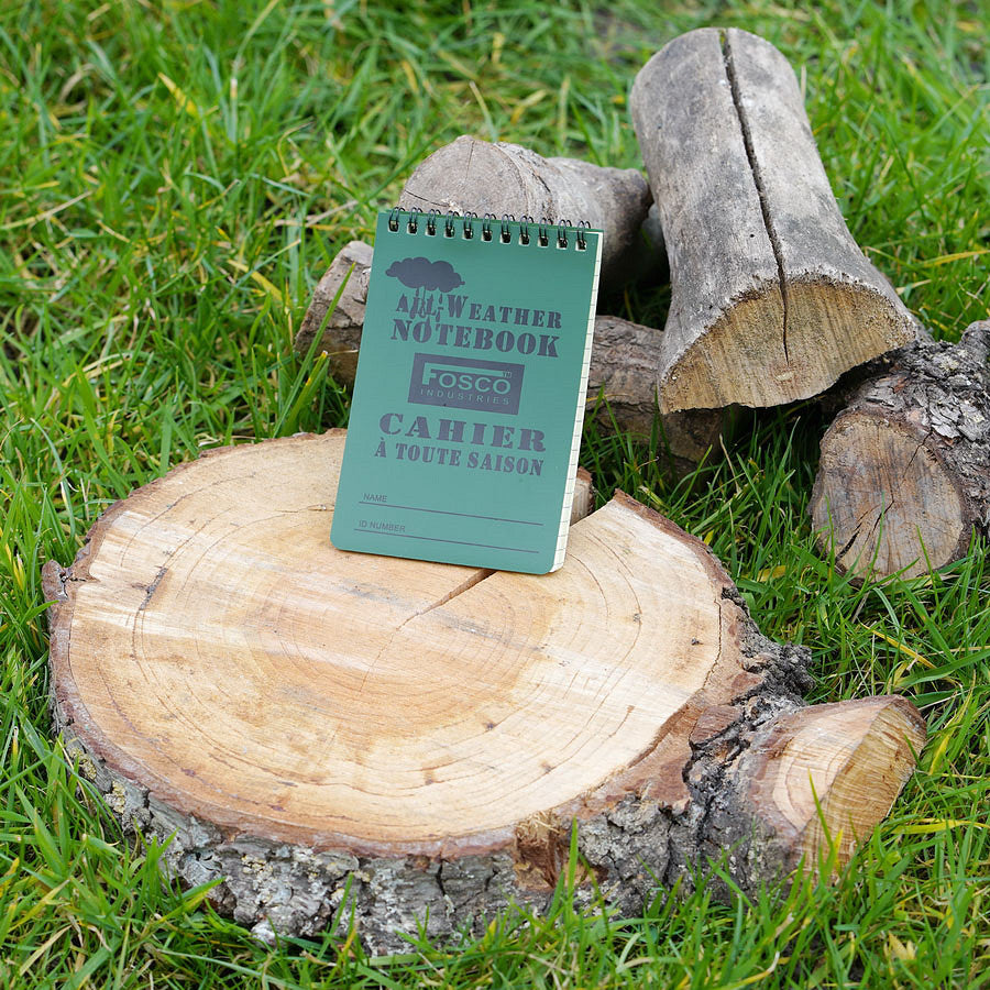 Blocnotes Tactic All Weather Verde - Note Impermeabile Misiuni Reale