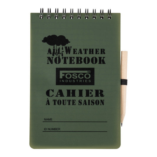 Blocnotes Tactic All Weather - Verde | Watervast, A6