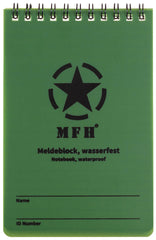 Blocnotes tactic Impermeabil MFH - 10x15cm, 48 file