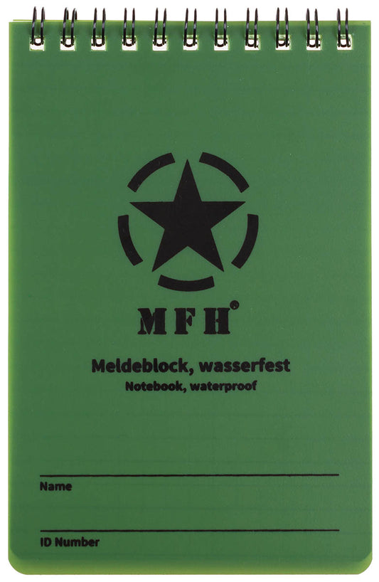 Blocnotes tactic Impermeabil MFH - 10x15cm, 48 file