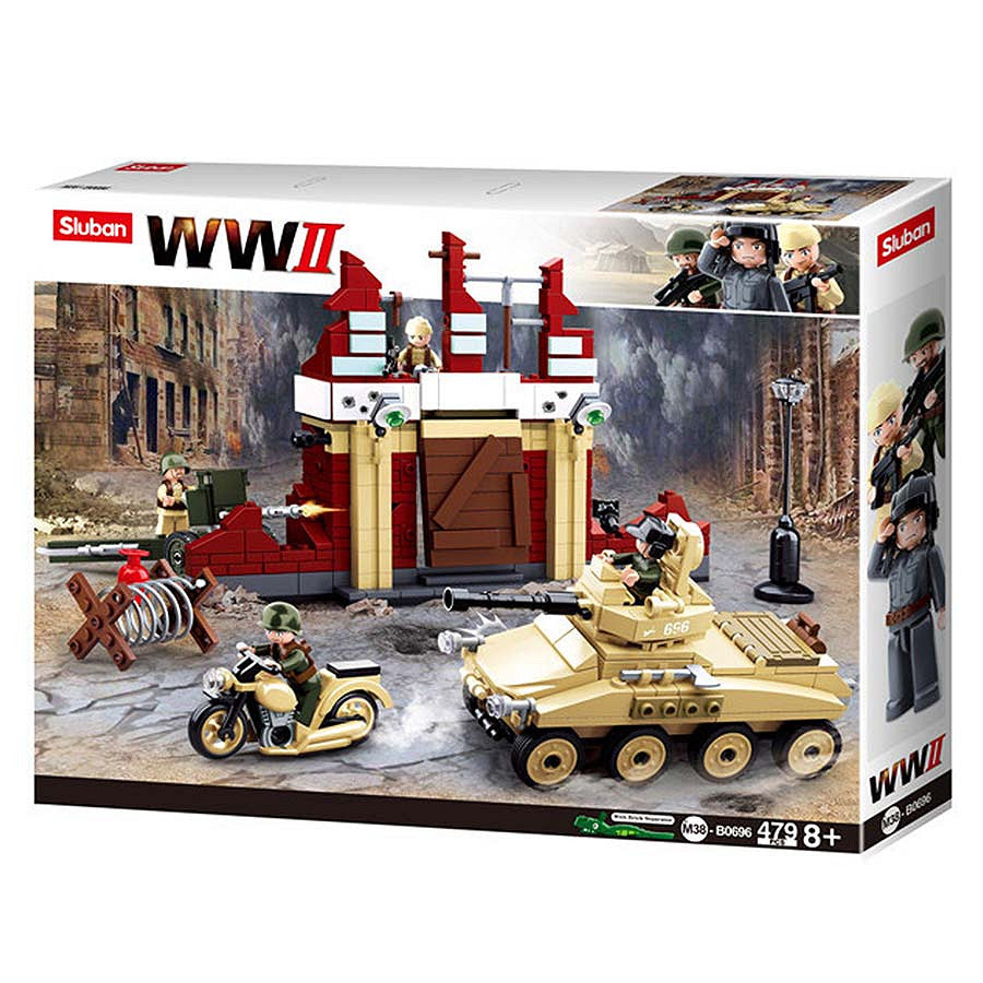Blocuri Construcție Sluban WWII Stalingrad M38-B0696 - Recreare Militară Autentică