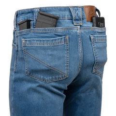 Blugi Tactici Helikon-Tex Treadstone Slim DuraDenim Ocean Blue