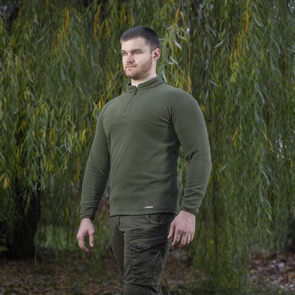 Bluză Fleece Delta Polartec Raglan M-Tac - Army Olive