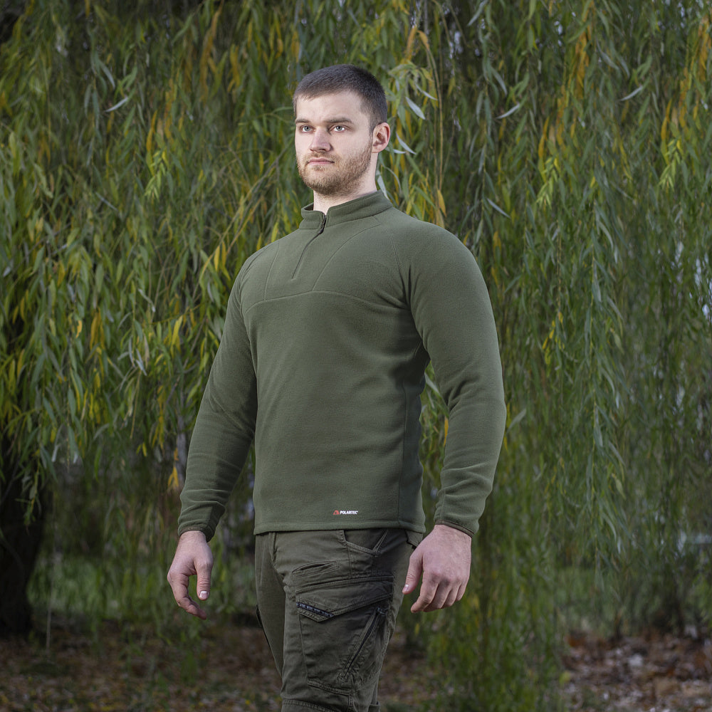 Bluză Fleece Delta Polartec Raglan M-Tac - Army Olive