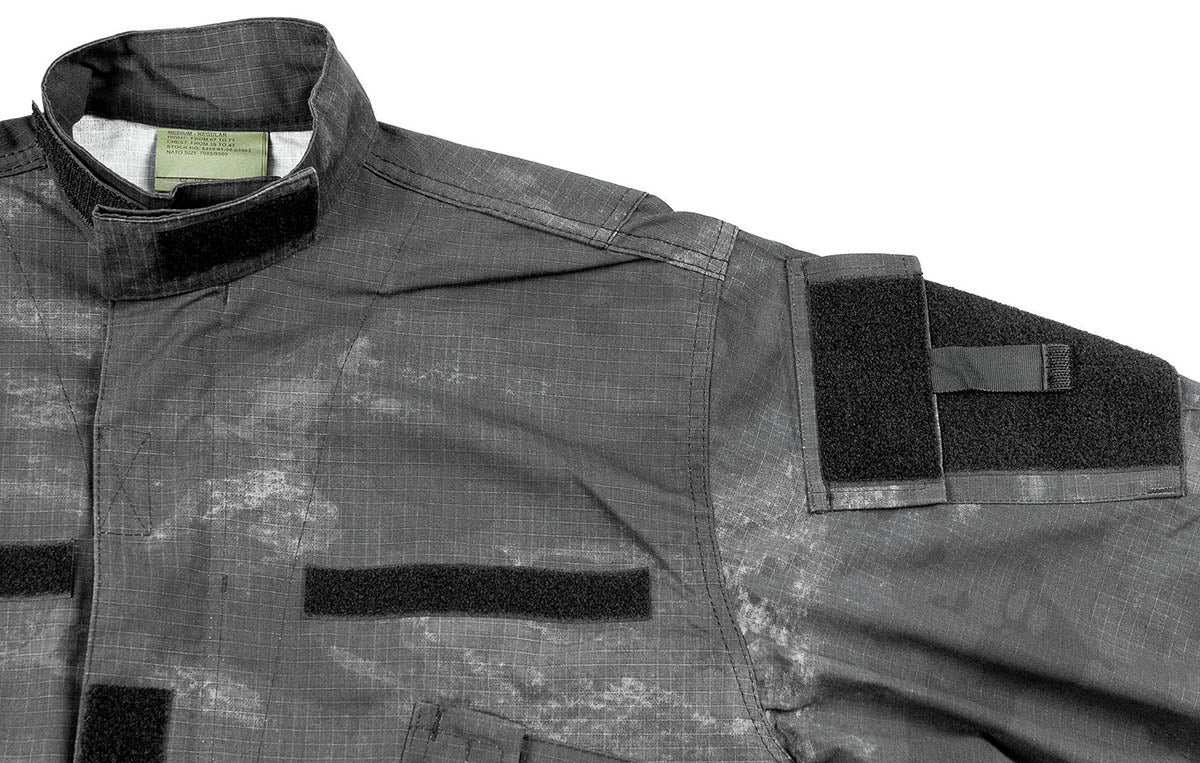 Bluză ACU US Rip Stop HDT-camo LE MFH - Fermoar 2-way, Buz. Coate