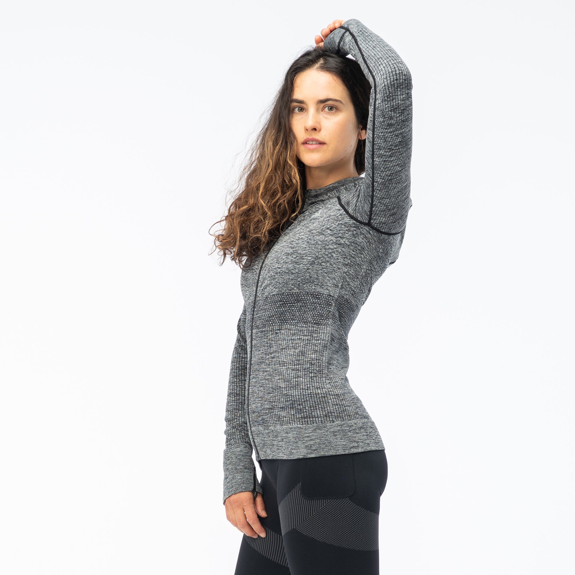 Bluză Alergare IWERO WMNS IQ - Element reflectorizante, Orificii deget - 10
