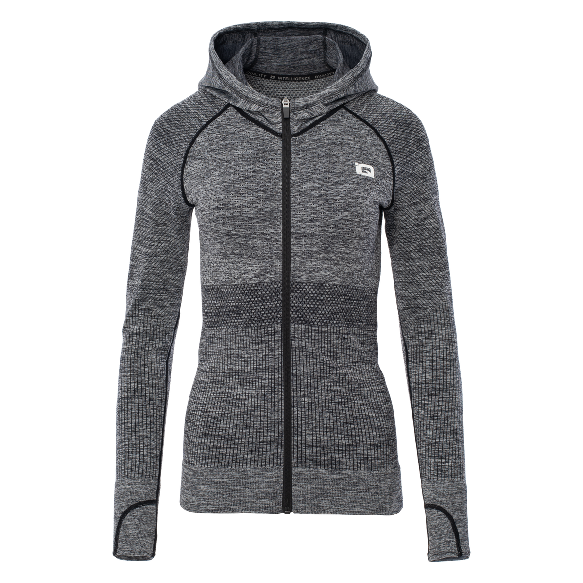 Bluză Alergare IWERO WMNS IQ - Element reflectorizante, Orificii deget - 1
