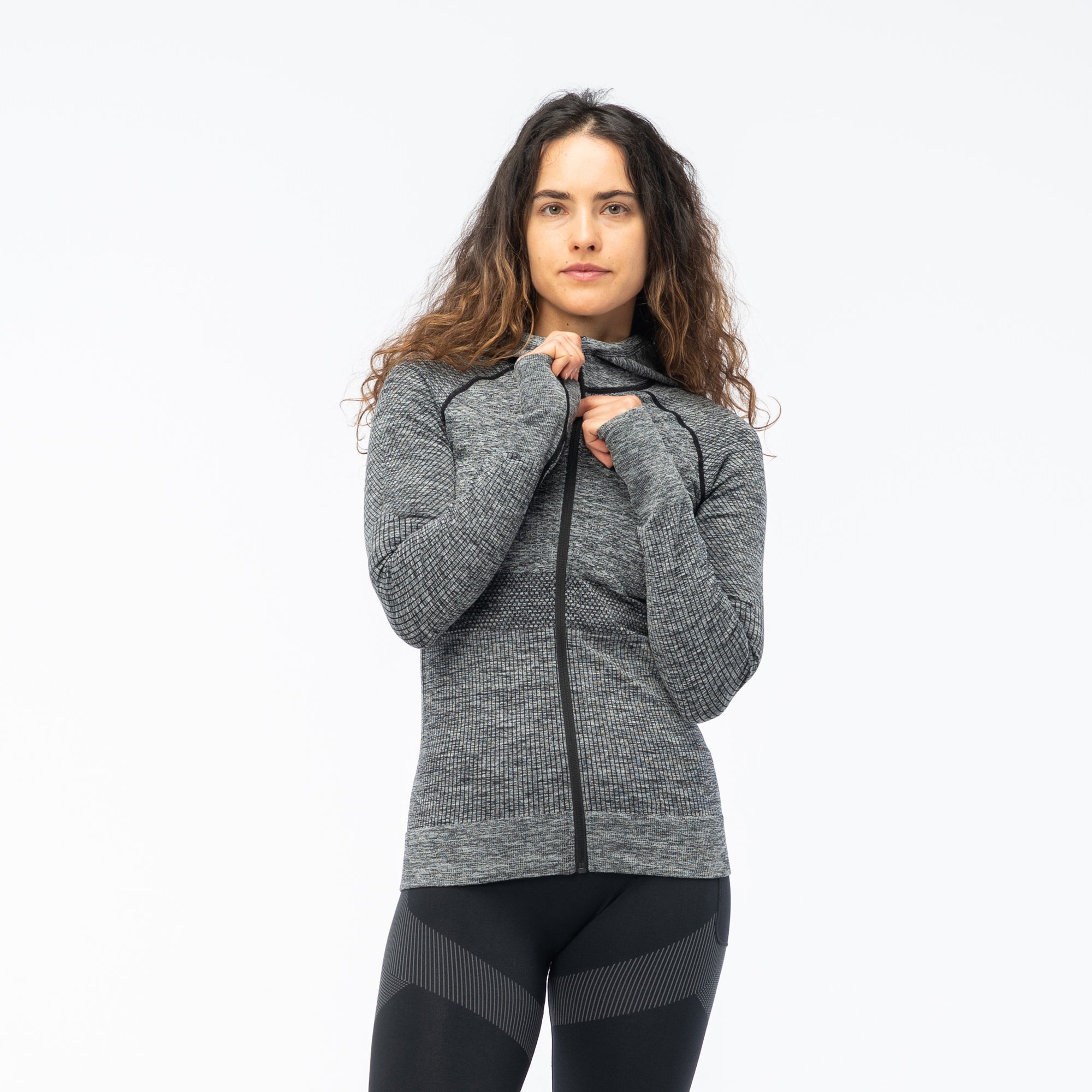 Bluză Alergare IWERO WMNS IQ - Element reflectorizante, Orificii deget - 7