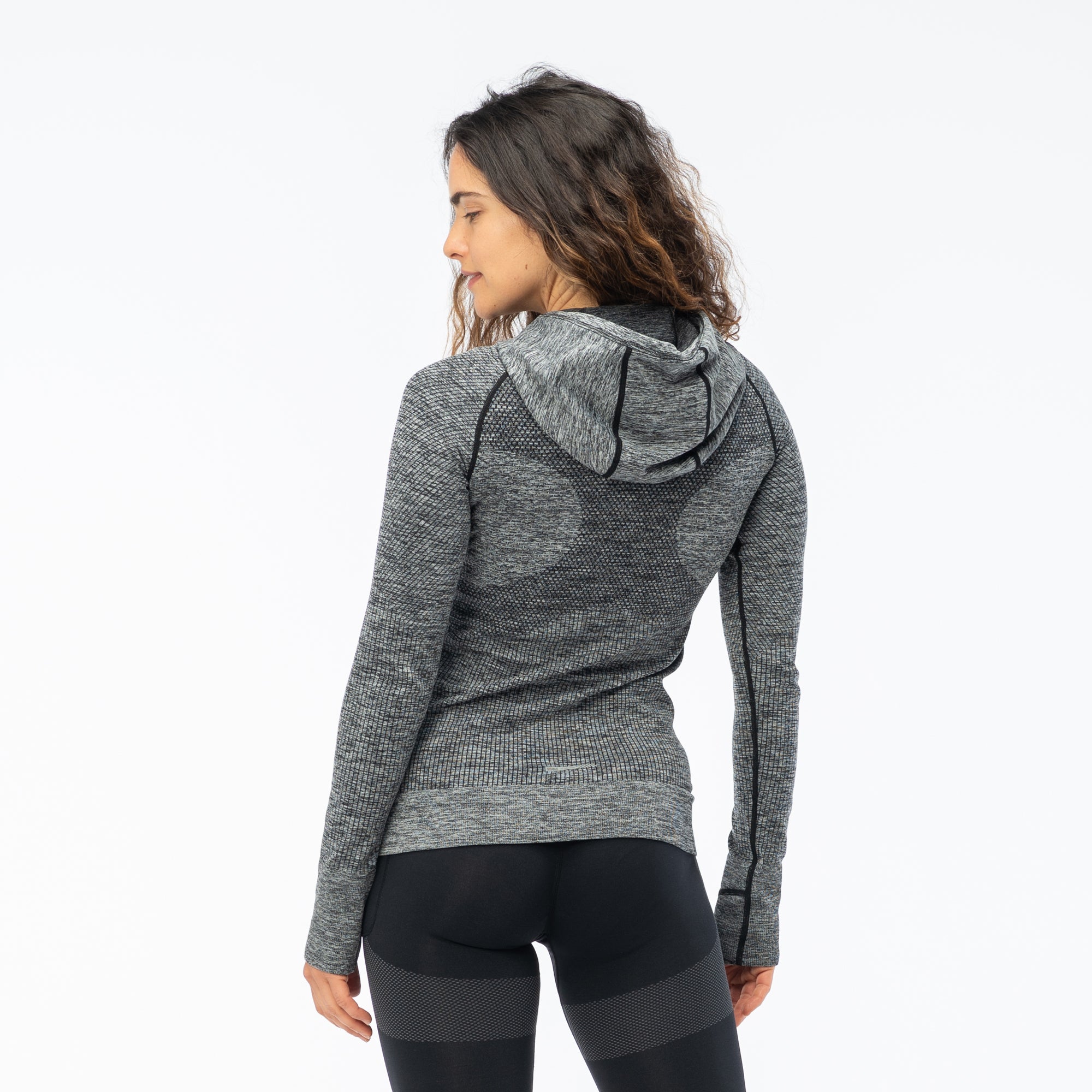 Bluză Alergare IWERO WMNS IQ - Element reflectorizante, Orificii deget - 9
