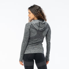 Bluză Alergare IWERO WMNS IQ - Element reflectorizante, Orificii deget - 9
