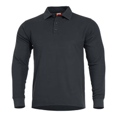 Bluza Aniketos Long Polo Black Pentagon Tactical - Performanță și Ventilație Optimă în orice Mediu