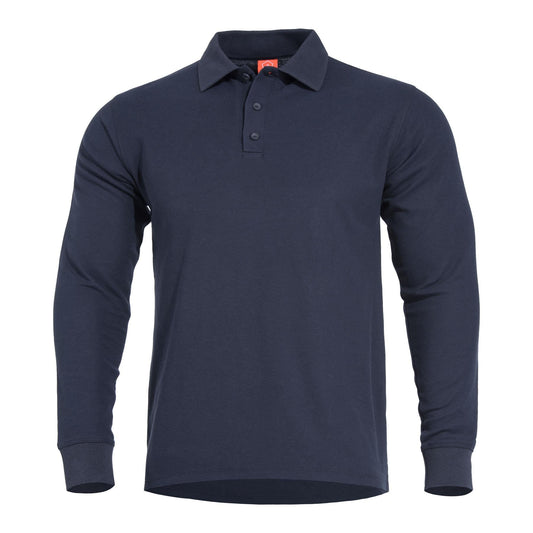 Bluza Aniketos Long Polo Navy Blue Pentagon Tactical - Performanță și Ventilație Optimă în orice Mediu