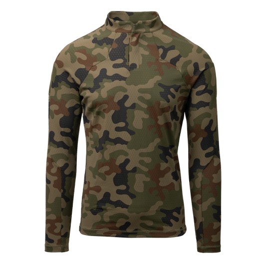 Bluză Combat Helikon-Tex Apex Lightweight Woodland Respirabilă