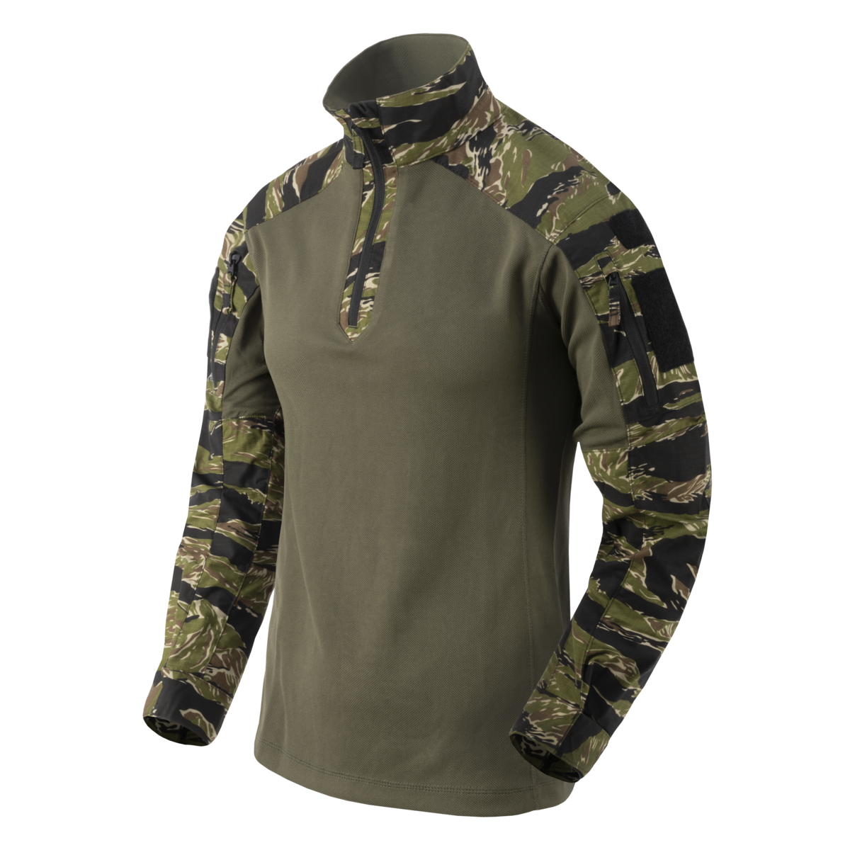 Bluză Combat Helikon-Tex MCDU Tiger Stripe Cu Panouri Velcro