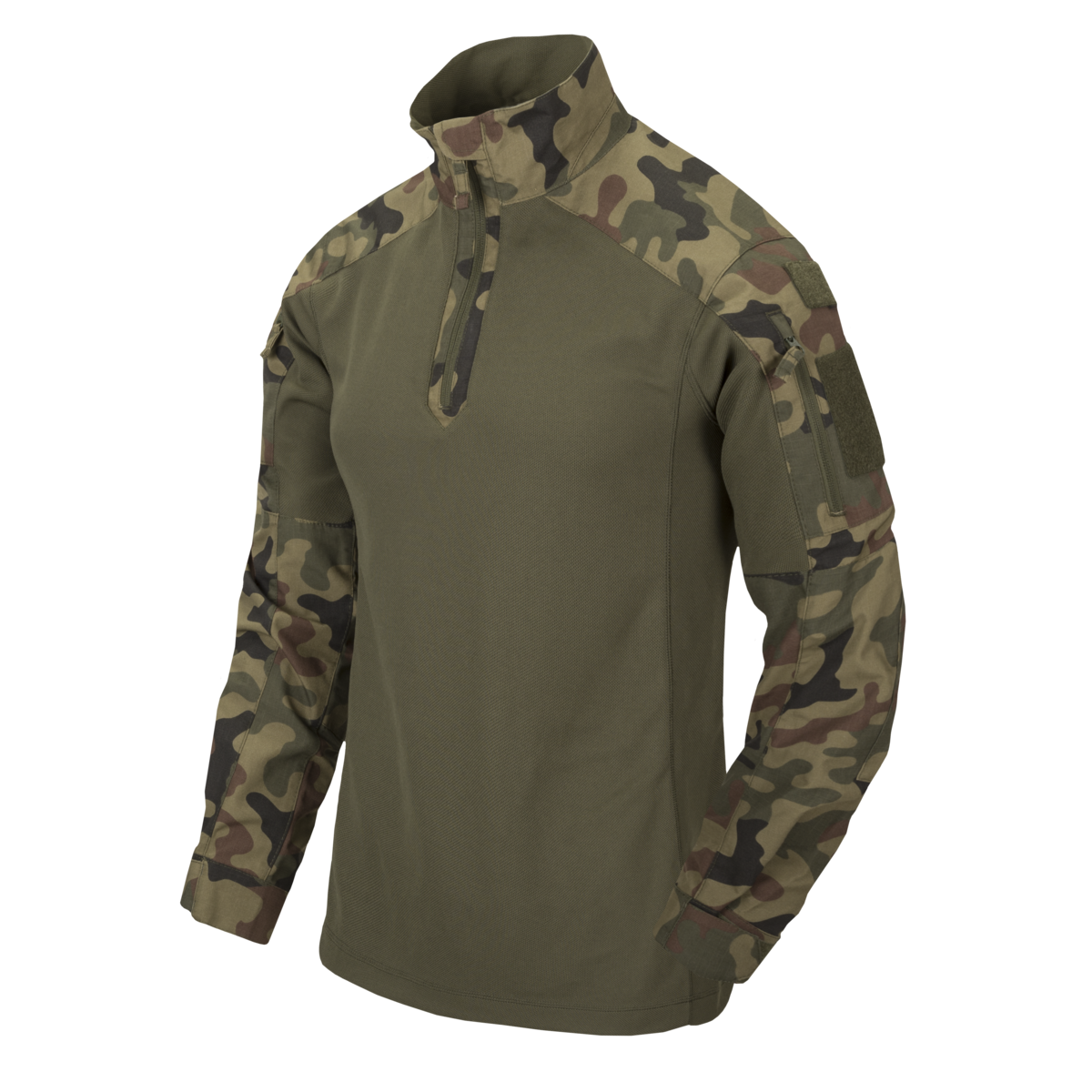 Bluză Combat Shirt Helikon-Tex MCDU NyCo Ripstop PL Woodland