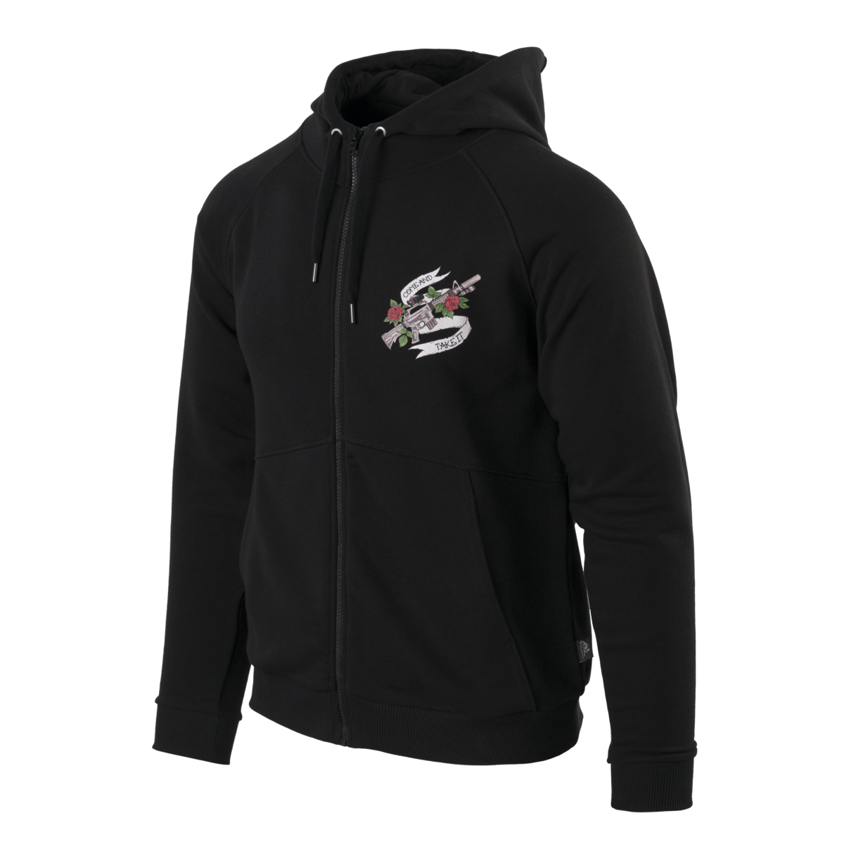 Bluză cu Glugă Helikon-Tex Fullzip Come and Take It Neagră