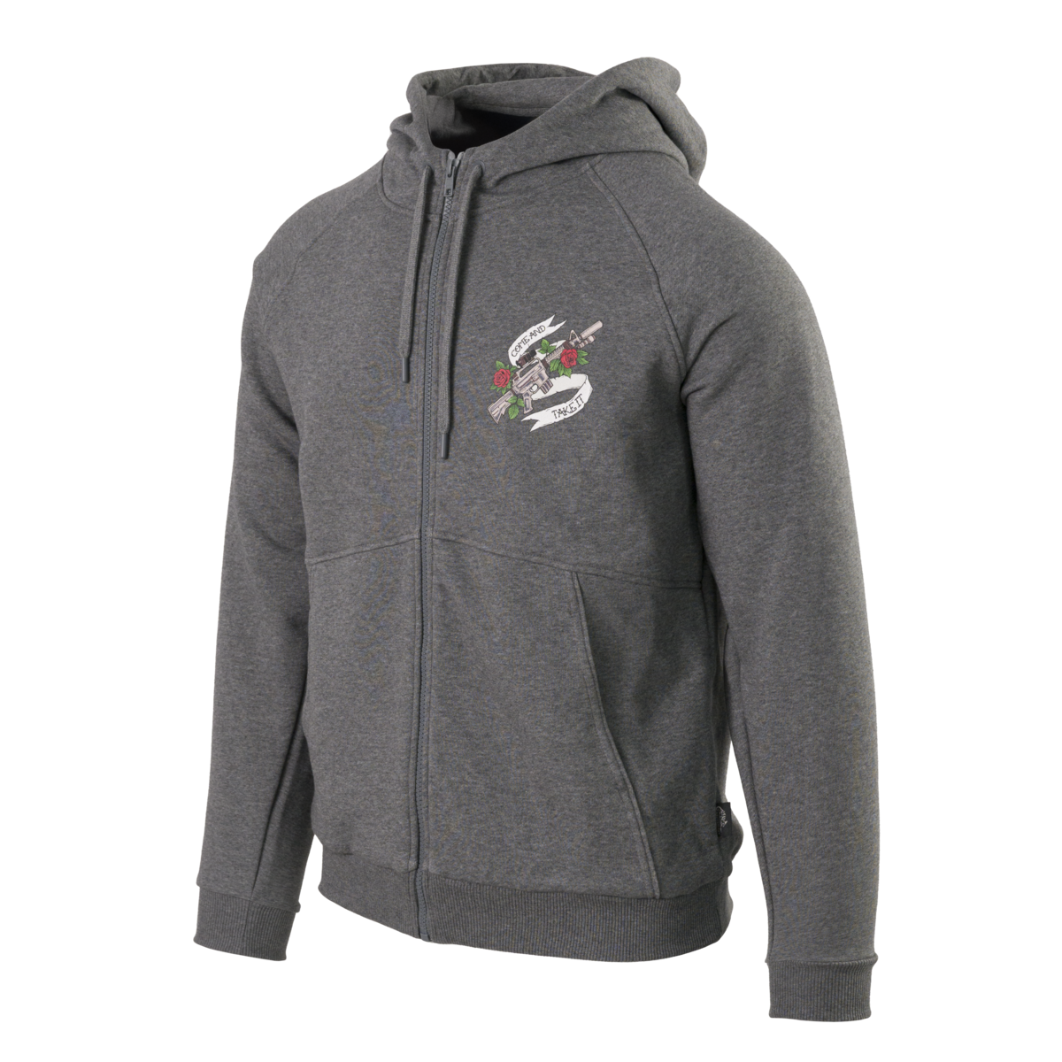 Bluză cu Glugă Helikon-Tex Fullzip Mid Grey Melange