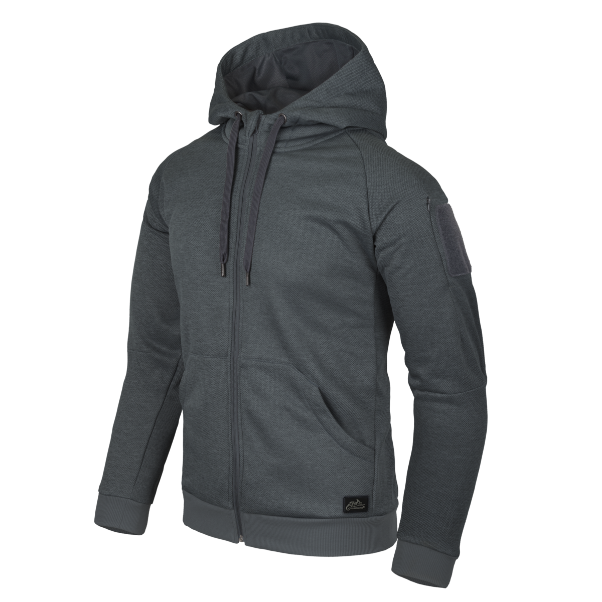 Bluză cu Glugă Helikon-Tex Urban Tactical FullZip Melange Black-Grey